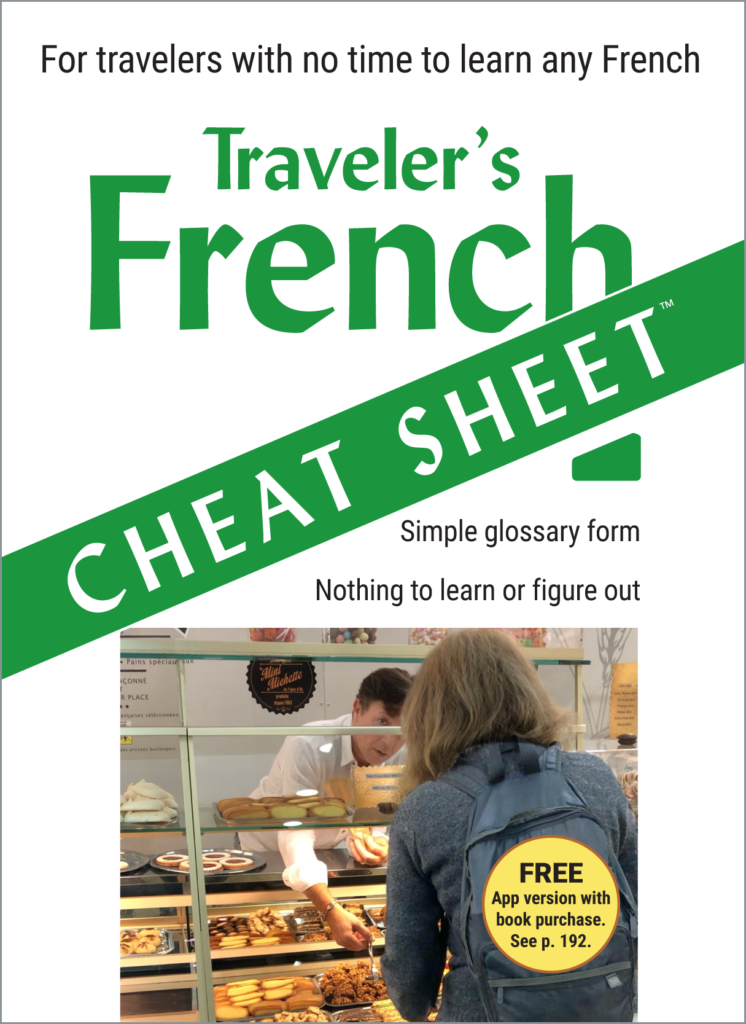 cover of Traveler's French Cheat Sheet