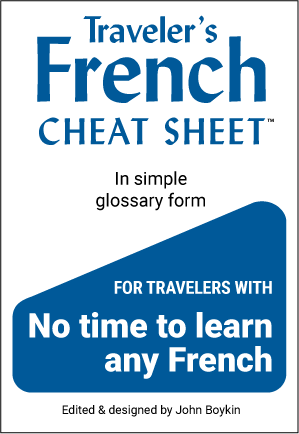 Cover of "Traveler's French Cheat Sheet"